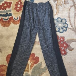 Gray and Black Jogger Pants